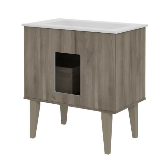 Kirkland's Home Bathroom Furniture-Maple Corinth Wood Sink Vanity