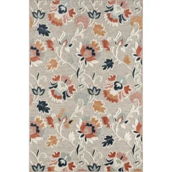 Kirkland's Home Outdoor Rugs-Mara Floral Blossom Indoor/Outdoor Area Rug, 7X9