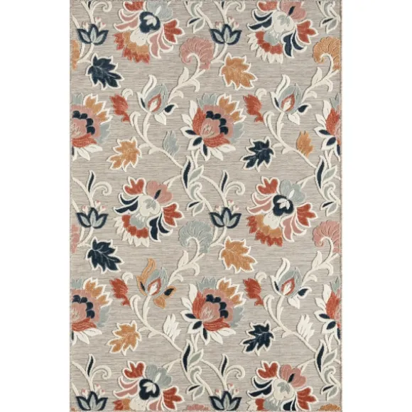Kirkland's Home Outdoor Rugs-Mara Floral Blossom Indoor/Outdoor Area Rug, 7X9