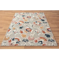 Kirkland's Home Outdoor Rugs-Mara Floral Blossom Indoor/Outdoor Area Rug, 7X9