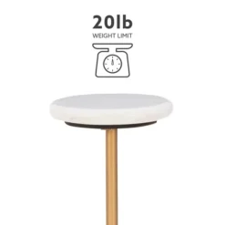 Kirkland's Home Accent & End Tables-Marble And Gold Base Cocktail Table