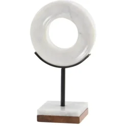 Kirkland's Home Statues & Figurines-Marble Ring Sculpture, 11 In.