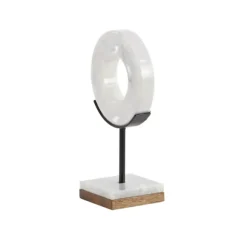 Kirkland's Home Statues & Figurines-Marble Ring Sculpture, 11 In.