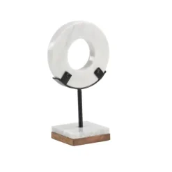 Kirkland's Home Statues & Figurines-Marble Ring Sculpture, 11 In.