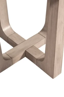 Kirkland's Home Accent & End Tables-Marble Top Tapered Legs Accent Table