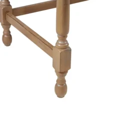 Kirkland's Home Office Furniture-Martha Stewart Natural Wood Turned Legs Desk