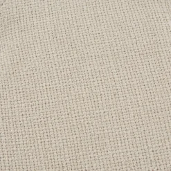 Kirkland's Home Benches & Ottomans-Martha Stewart Round Cream Ottoman With Shelf