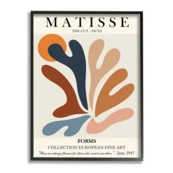 Kirkland's Home Canvas Art-Matisse Abstract Framed Canvas Art Print