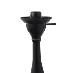 Kirkland's Home Floor Lamps-Matte Bronze And Amber Reading Arm Torchiere