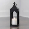 Kirkland's Home Lanterns-Matte Hampshire Metal Lantern, 24 In.