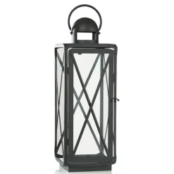 Kirkland's Home Lanterns-Matte Lattice Lanterns, Set Of 2