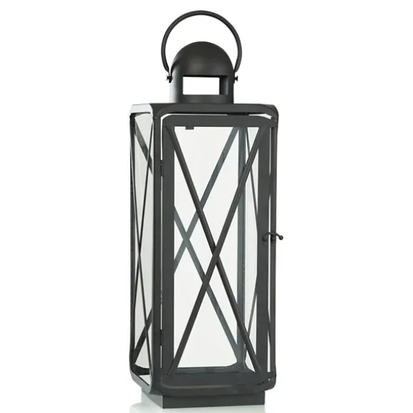 Kirkland's Home Lanterns-Matte Lattice Lanterns, Set Of 2