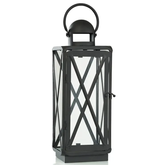 Kirkland's Home Lanterns-Matte Lattice Lanterns, Set Of 2