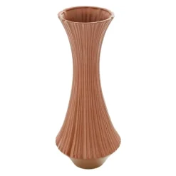 Kirkland's Home Vases-Matte Terracotta Fluted Ceramic Vase, 20 In.