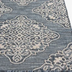Kirkland's Home Outdoor Rugs-Medallion Devora Indoor/Outdoor Area Rug, 7X9