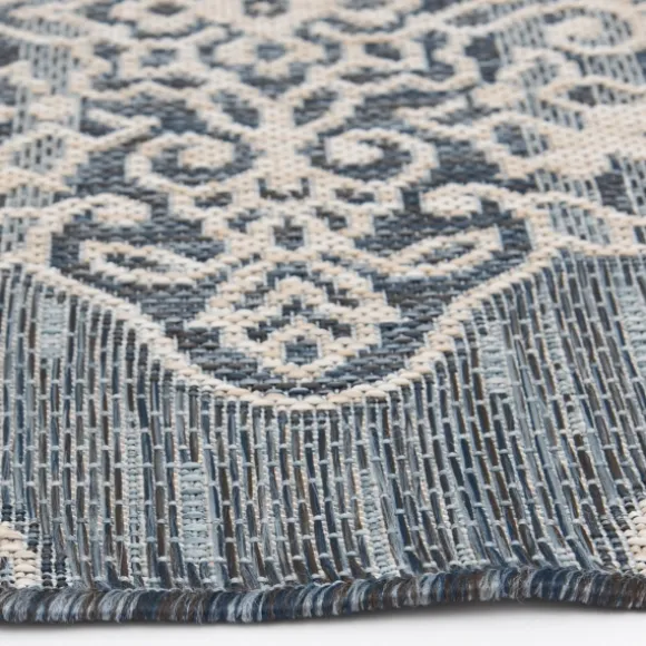 Kirkland's Home Outdoor Rugs-Medallion Devora Indoor/Outdoor Area Rug, 7X9