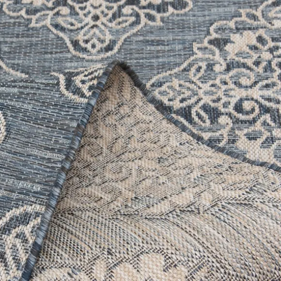 Kirkland's Home Outdoor Rugs-Medallion Devora Indoor/Outdoor Area Rug, 7X9