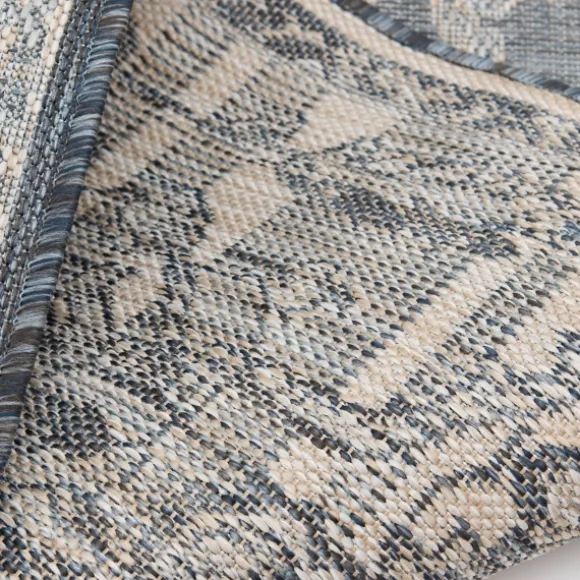 Kirkland's Home Outdoor Rugs-Medallion Lava Indoor/Outdoor Area Rug, 7X9