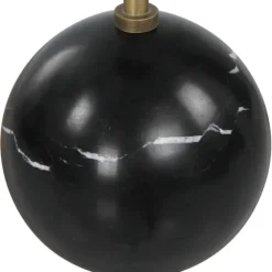 Kirkland's Home Accent & End Tables-Metal & Round Black Base Cocktail Table