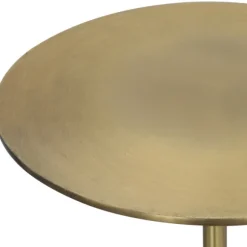 Kirkland's Home Accent & End Tables-Metal & Round Black Base Cocktail Table
