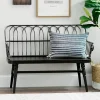 Kirkland's Home Entryway Furniture-Metal And Wood Amy Bench