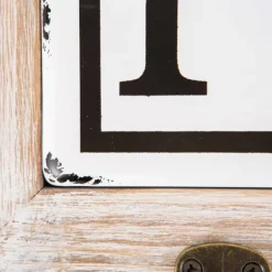 Kirkland's Home Hooks-Metal And Wood Bath Sign With Hooks