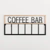 Kirkland's Home Hooks-Metal And Wood Coffee Bar Wall Hooks