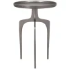 Kirkland's Home Accent & End Tables-Metal Arched Legs Side Table
