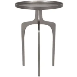 Kirkland's Home Accent & End Tables-Metal Arched Legs Side Table