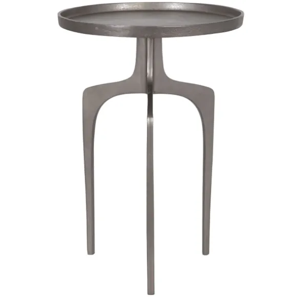 Kirkland's Home Accent & End Tables-Metal Arched Legs Side Table