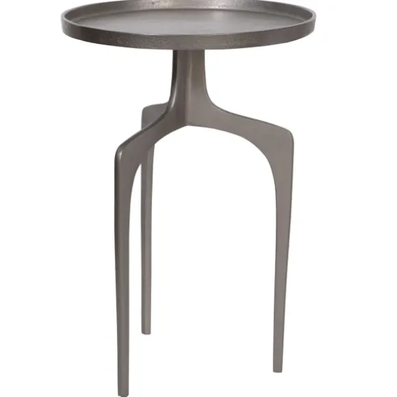 Kirkland's Home Accent & End Tables-Metal Arched Legs Side Table
