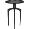 Kirkland's Home Accent & End Tables-Metal Arched Legs Side Table