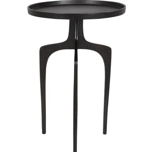 Kirkland's Home Accent & End Tables-Metal Arched Legs Side Table