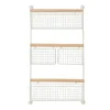 Kirkland's Home Wall Storage-Metal 4-Basket Wall Shelf