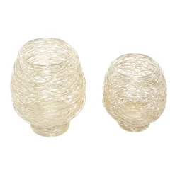Kirkland's Home Candle Holders-Metal Bird'S Nest Votive Holders, Set Of 2
