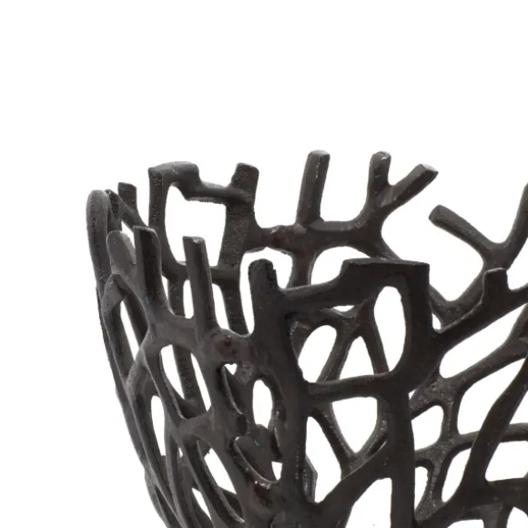 Kirkland's Home Decorative Bowls & Jars-Metal Coral Frame Bowls, Set Of 2