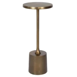 Kirkland's Home Accent & End Tables-Metal Cylinder Base Cocktail Table
