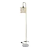 Kirkland's Home Floor Lamps-Metal Grid Shade Floor Lamp
