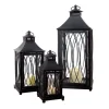 Kirkland's Home Lanterns-Metal Lanterns With Top Handles, Set Of 3