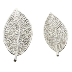 Kirkland's Home Decorative Trays-Metal Leaf Trays, Set Of 2