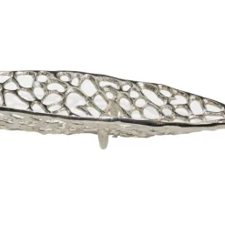 Kirkland's Home Decorative Trays-Metal Leaf Trays, Set Of 2