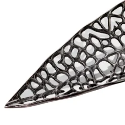 Kirkland's Home Decorative Trays-Metal Leaf Trays, Set Of 2