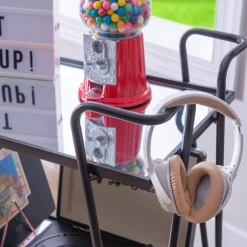 Kirkland's Home Kitchen Islands & Bar Carts-Metal Mirrored Shelves Bar Cart