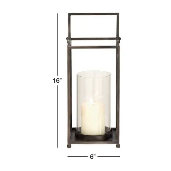 Kirkland's Home Lanterns-Metal Modern Lantern