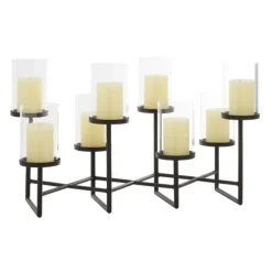 Kirkland's Home Candle Holders-Metal Multi Level Candelabra Runner