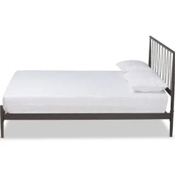 Kirkland's Home Beds & Headboards-Metal Open Headboard Full Platform Bed
