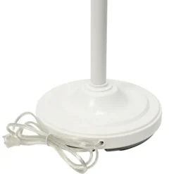 Kirkland's Home Floor Lamps-Metal 3-Scallop Glass Floor Lamp