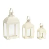 Kirkland's Home Lanterns-Metal Slope Top Lanterns, Set Of 3