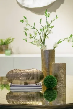 Kirkland's Home Vases-Metal Timber Scape Vase