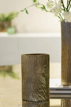 Kirkland's Home Vases-Metal Timber Scape Vase